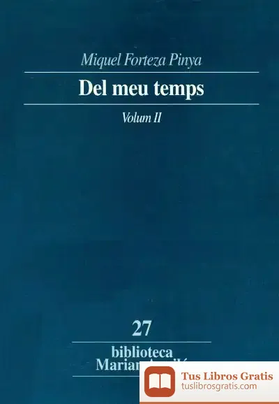 Descargar Del Meu Temps. Volum 2