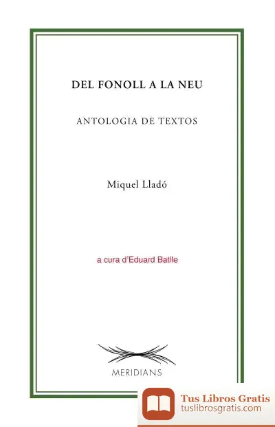 Descargar Del Fonoll A La Neu de Miquel Lladó