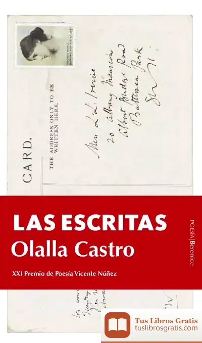 Descargar Las Escritas de Olalla Castro