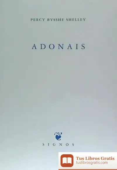Descargar Adonais (Signos)