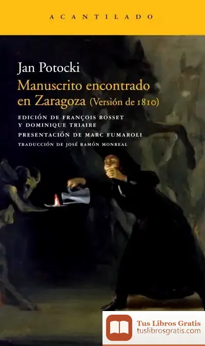 Descargar Manuscrito Encontrado En Zaragoza