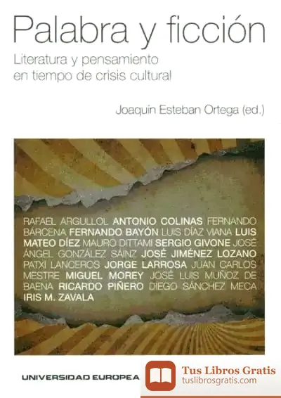 Descargar Palabra Y Ficción. Literatura Y Pensamiento En Tiempo De Crisis Cultural