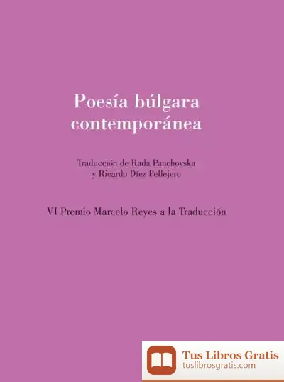 Descargar Poesía Búlgara Contemporánea de Ricardo Díez Pellejero