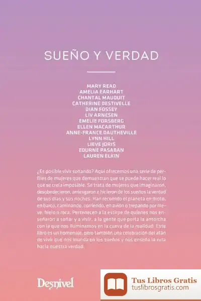 Descargar Sue?O Y Verdad. Pioneras En La Aventura