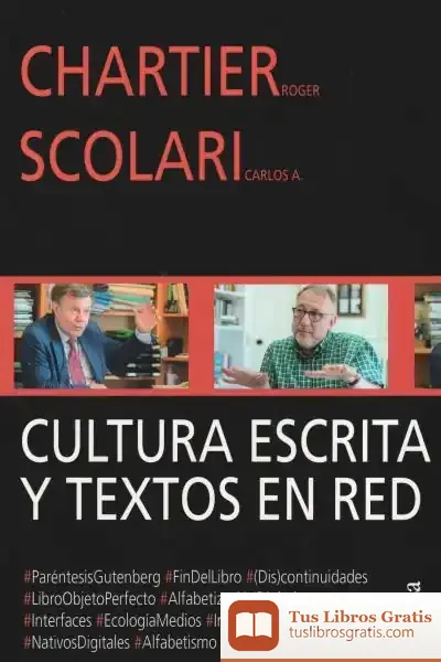 Descargar Cultura Escrita Y Textos En Red de Roger Chartier