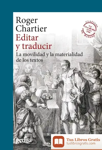 Descargar Editar Y Traducir de Roger Chartier
