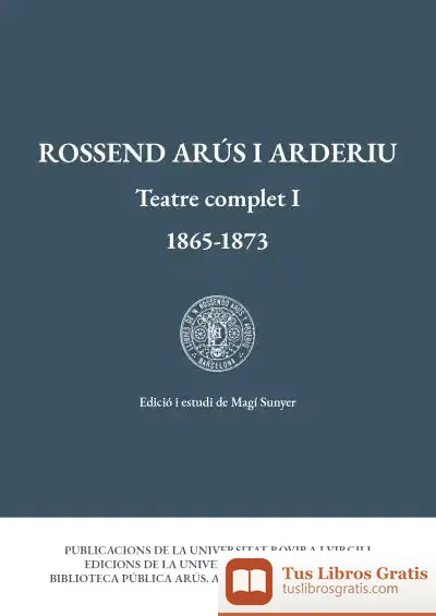 Descargar Teatre Complet I (1865-1873)