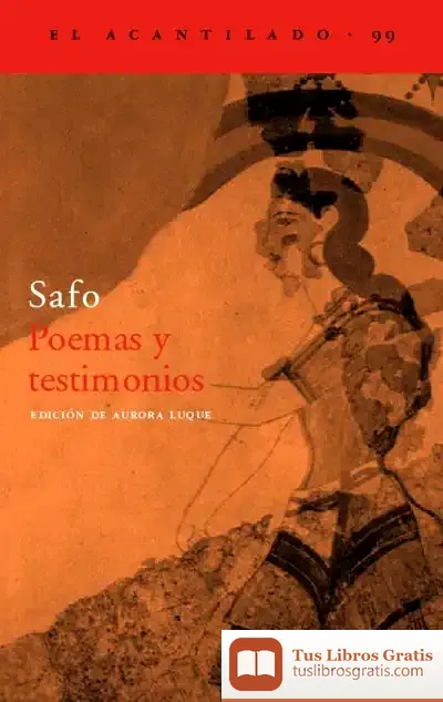 Descargar Poemas Y Testimonios de Safo