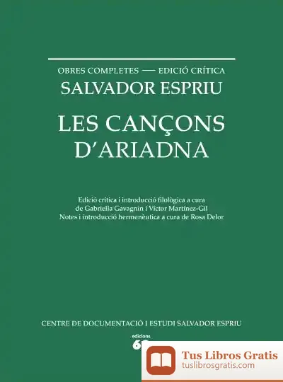 Descargar Les Cançons D'Ariadna
