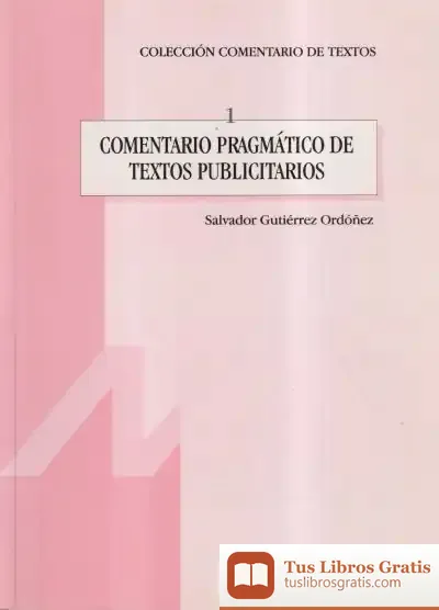 Descargar Comentario Pragmático De Textos Publicitarios