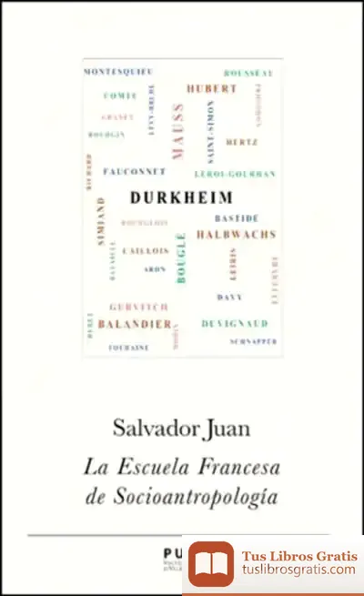 Descargar La Escuela Francesa De Socioantropología