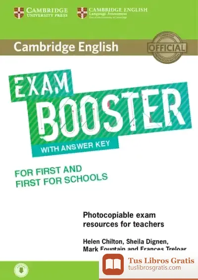 Descargar Cambridge English Exam Booster For First And First For Schools With Answer Key With Audio de Sheila Dignen