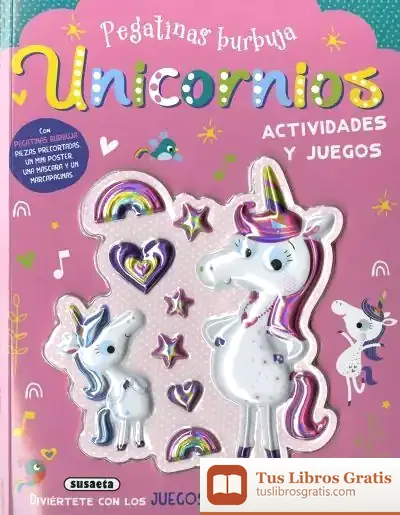 Descargar Pegatinas Burbuja. Unicornios