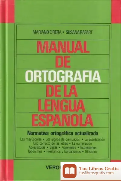 Descargar Manual De Ortografía De La Lengua Española