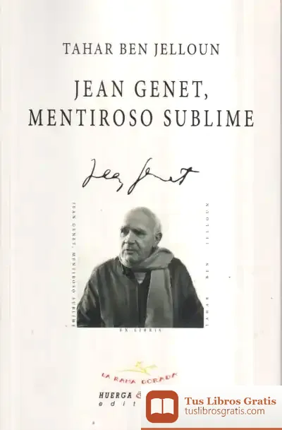 Descargar Jean Genet, Mentiroso Sublime