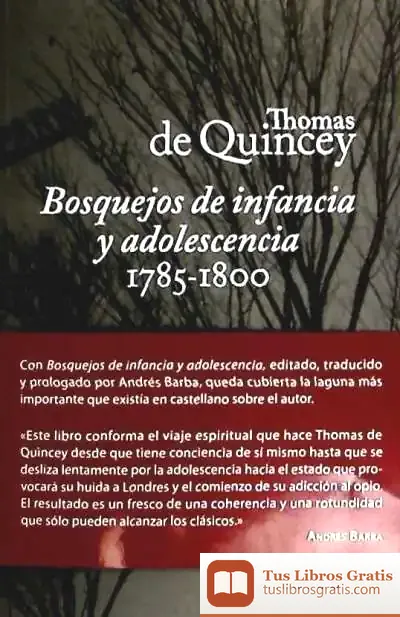 Descargar Bosquejos De Infancia Y Adolescencia 1785-1800