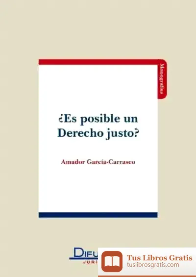 Descargar ¿Es Posible Un Derecho Justo? de Varios Autores