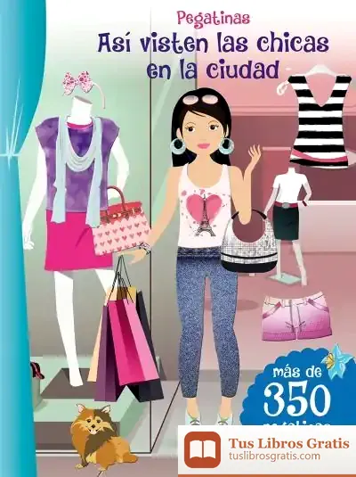 Descargar Pegatinas. Así Visten Las Chicas En La Ciudad