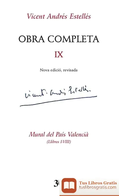 Descargar Obra Completa Ix Vicent Andrés Estellés de Vicent Andrés Estellés