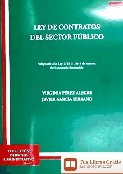 Descargar Ley De Contratos Del Sector Público