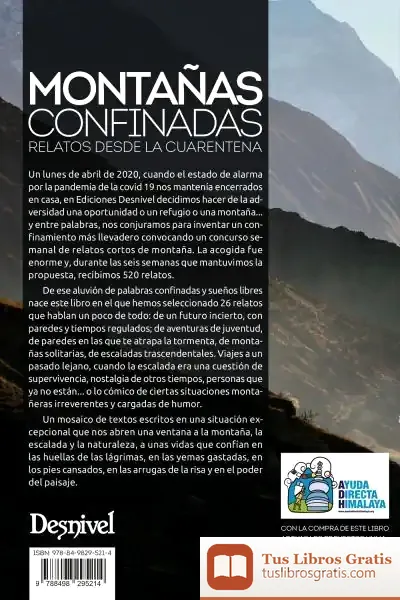 Descargar Montañas Confinadas. Relatos Desde La Cuarentena de José Antonio Mora Sánchez