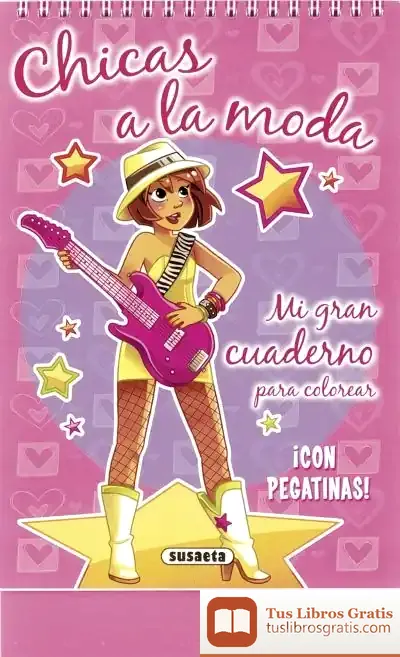 Descargar Mi Gran Cuaderno Para Colorear. Chicas A La Moda