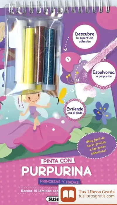 Descargar Pinta Con Purpurina. Princesas Y Hadas