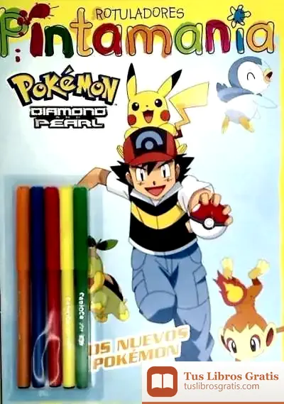 Descargar Pokémon Diamond And Pearl, Los Nuevos Pokémon. Pintamania Rotuladores