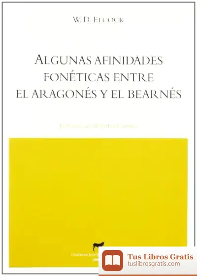 Descargar Algunas Afinidades Fonéticas Entre El Bearnés Y El Aragonés