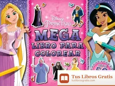 Descargar Princesas. Megalibro Para Colorear 3