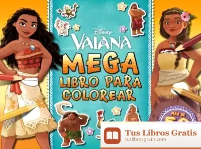 Descargar Vaiana. Megalibro Para Colorear