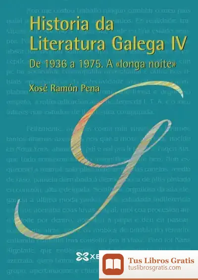Descargar Historia Da Literatura Galega Iv