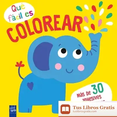 Descargar Que Facil Es Colorear. Elefante de Yoyo